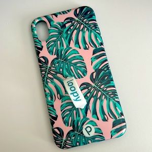 Loopy Original IPhone XS Max in Pink Monstera Matte